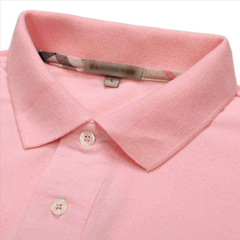 翻領粉色POLO衫