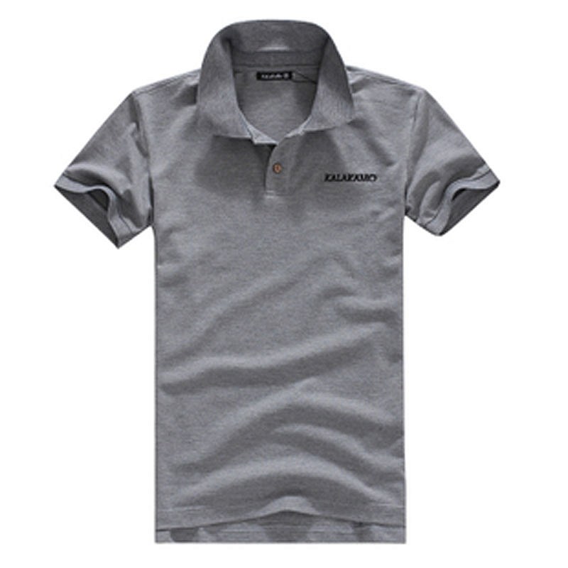 花灰色時尚POLO衫