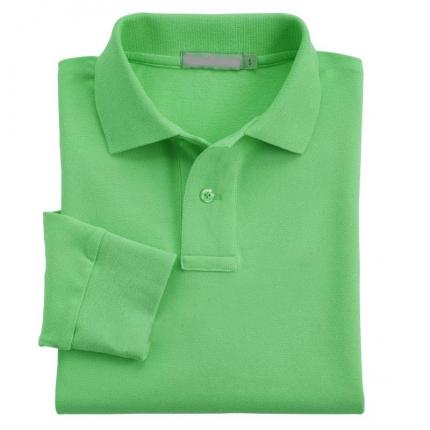 長袖空白商務polo衫