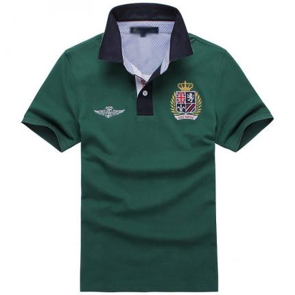 男士翻領(lǐng)短袖T恤衫 時(shí)尚夏裝款式印制