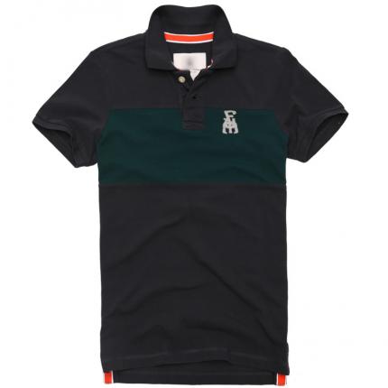 寶藍(lán)色男款流行T恤衫款式加工設(shè)計制作