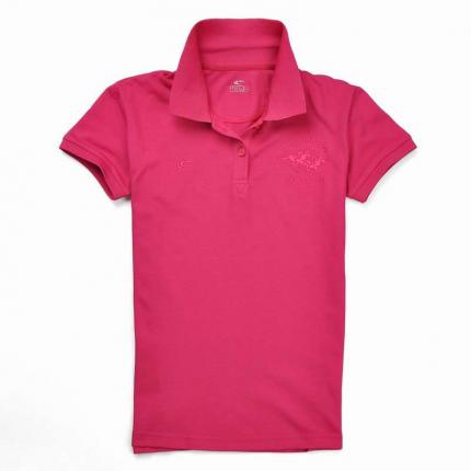 【定制】枚紅色女士t恤衫設計加工制作