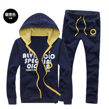 經典款連帽開衫衛(wèi)衣套裝